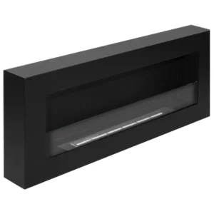 Biopejs Box format - 90x40 cm. Sort med glas