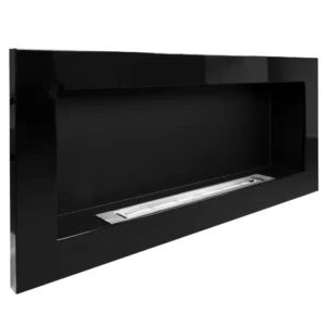 Hængende biopejs 90x40 cm. Sort glans