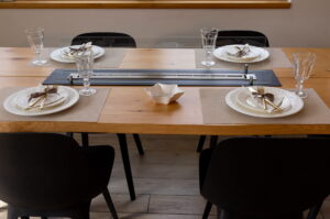 Biopejs til indbygning i bordplade 1000 mm sort mat med glas. - Billede 14