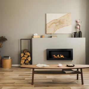 Biopejse til vægophæng, stor. med sort mat struktur. 900x400x120