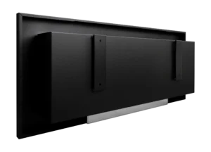 Biopejse til vægophæng, stor. med sort mat struktur. 900x400x120 - Billede 7
