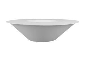 Gulvmodel - Fritstående biopejse Ø 600mm hvid mat - Billede 4
