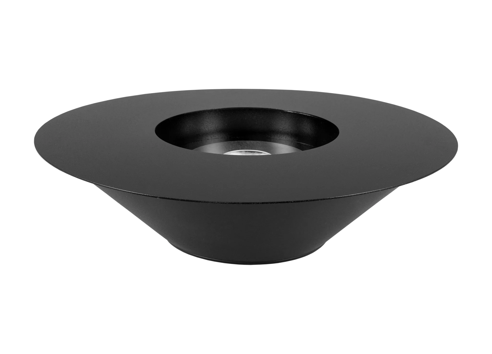 Gulvmodel - Fritstående biopejse Ø 600 mm sort mat - Billede 2