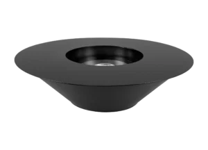 Gulvmodel - Fritstående biopejse Ø 600 mm sort mat - Billede 2