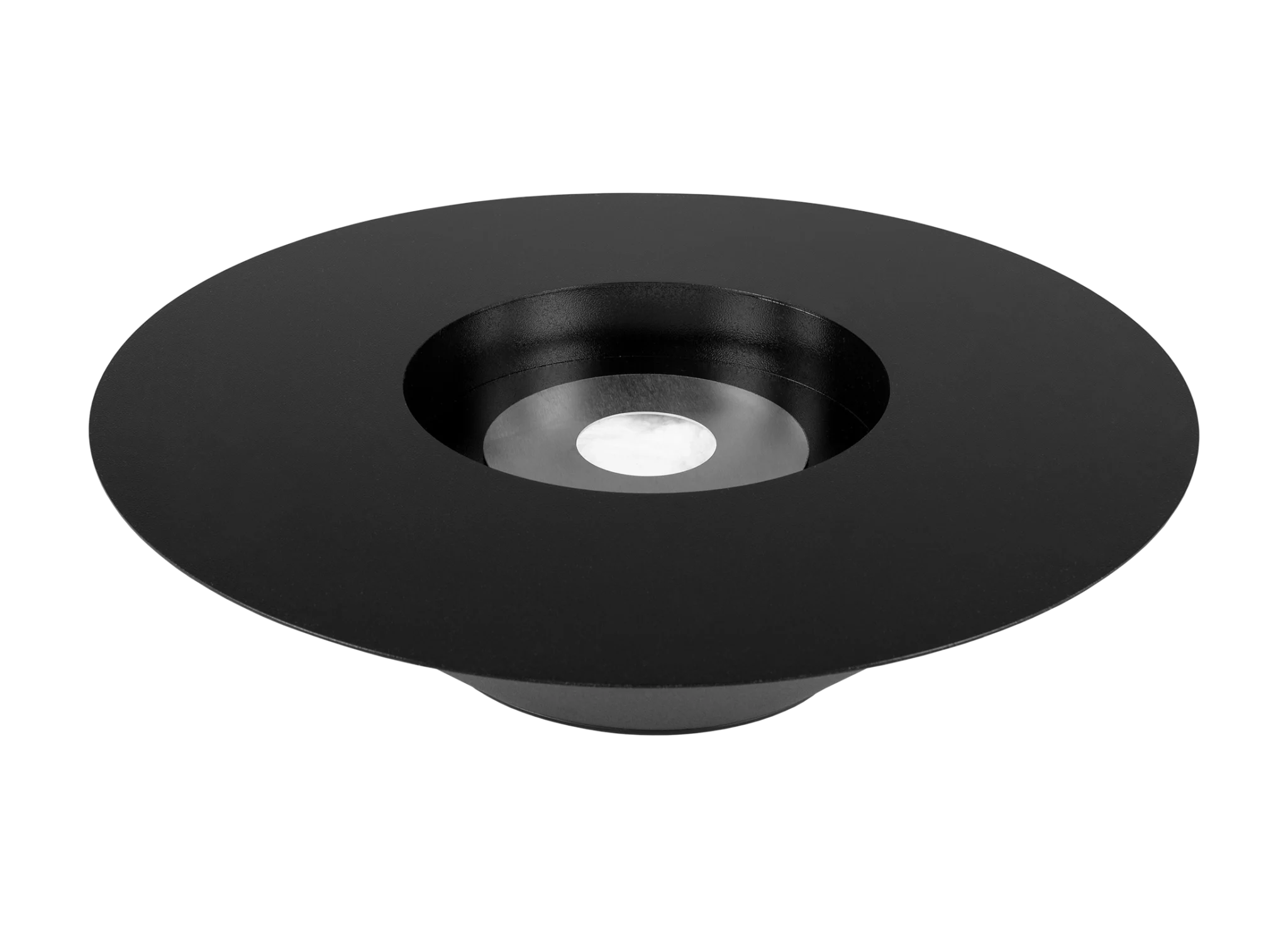 Gulvmodel - Fritstående biopejse Ø 600 mm sort mat - Billede 5