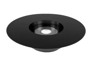 Gulvmodel - Fritstående biopejse Ø 600 mm sort mat - Billede 5