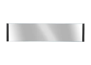 Glas 650mm + håndtag farve sort mat - Billede 2