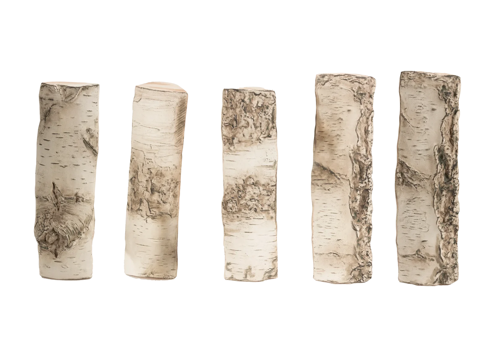 Keramisk lys birk stor - Billede 4