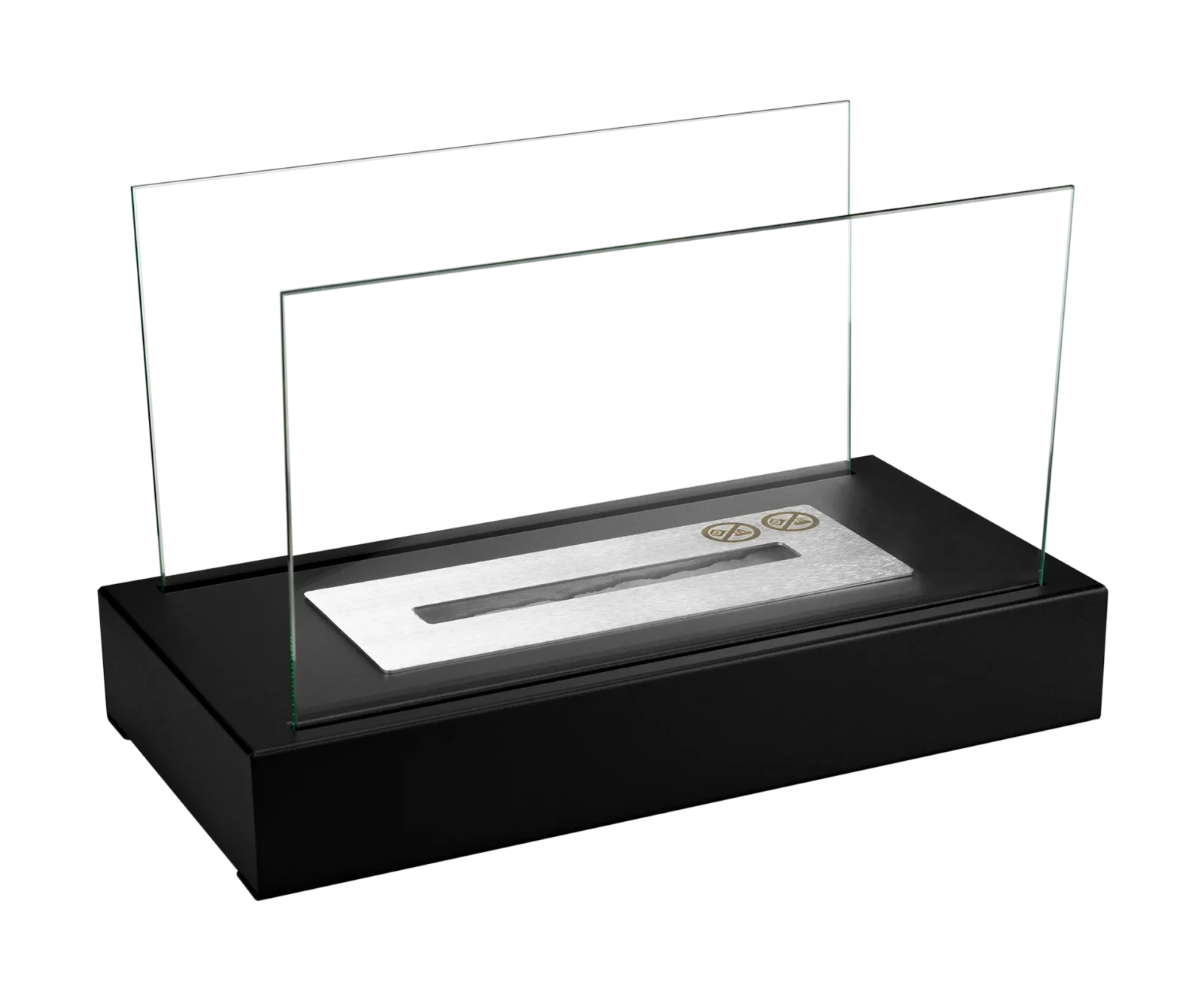 Bord-Model biopejse Box med glas sort mat