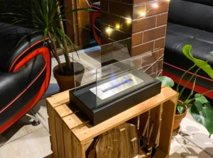 Bord-Model biopejse Box med glas sort mat - Billede 10