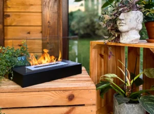Bord-Model biopejse Box med glas sort mat - Billede 2