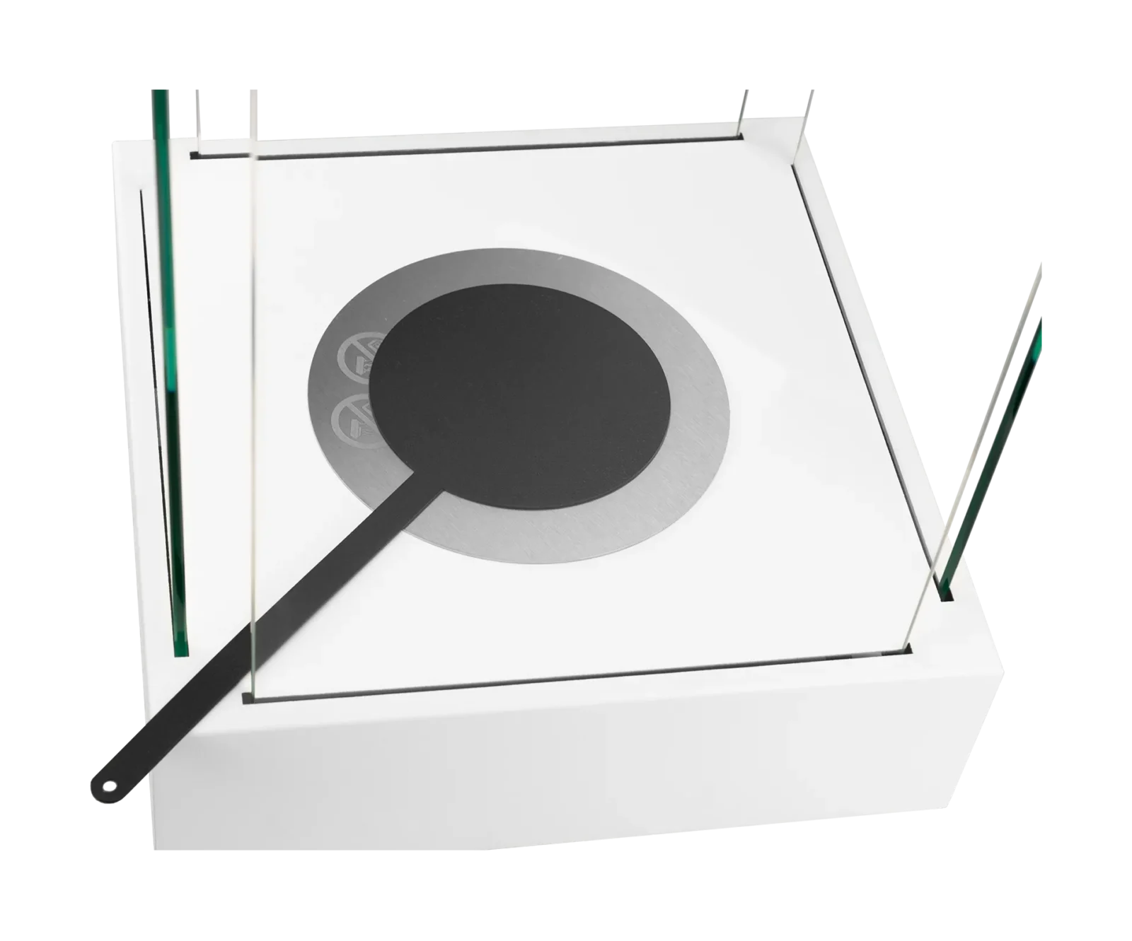 Bord-model, Fritstående biopejse 260 X 260 mm hvid mat - Billede 9