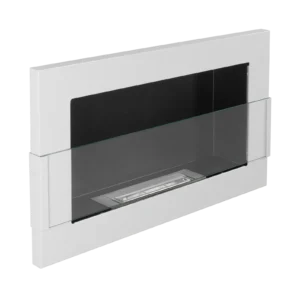 Biopejse til vægophæng 650x400x120mm med glas hvidglans - Billede 7
