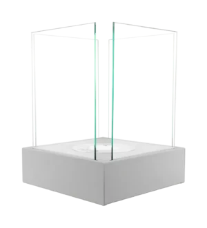 Bord-model - Fritstående biopejse grå mat - Billede 8