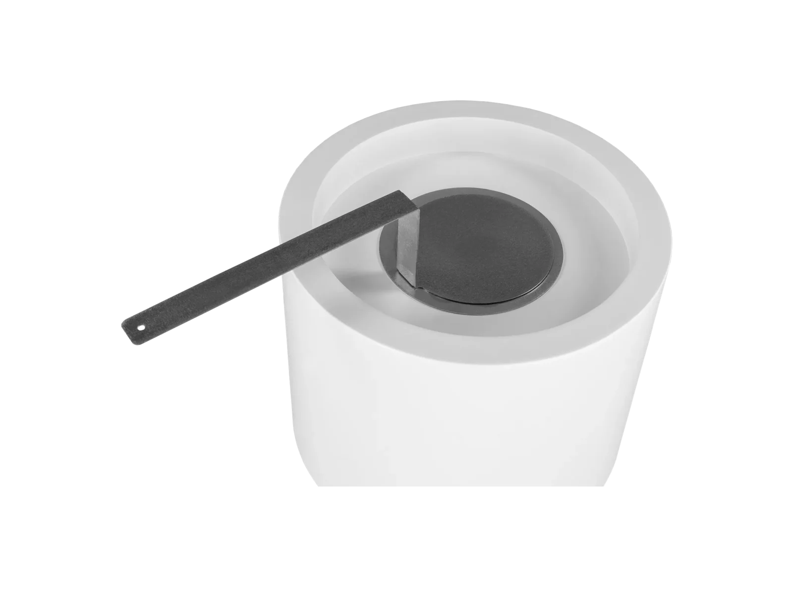 Gulvmodel - Fritstående biopejse Ø 290 mm hvid mat - Billede 6