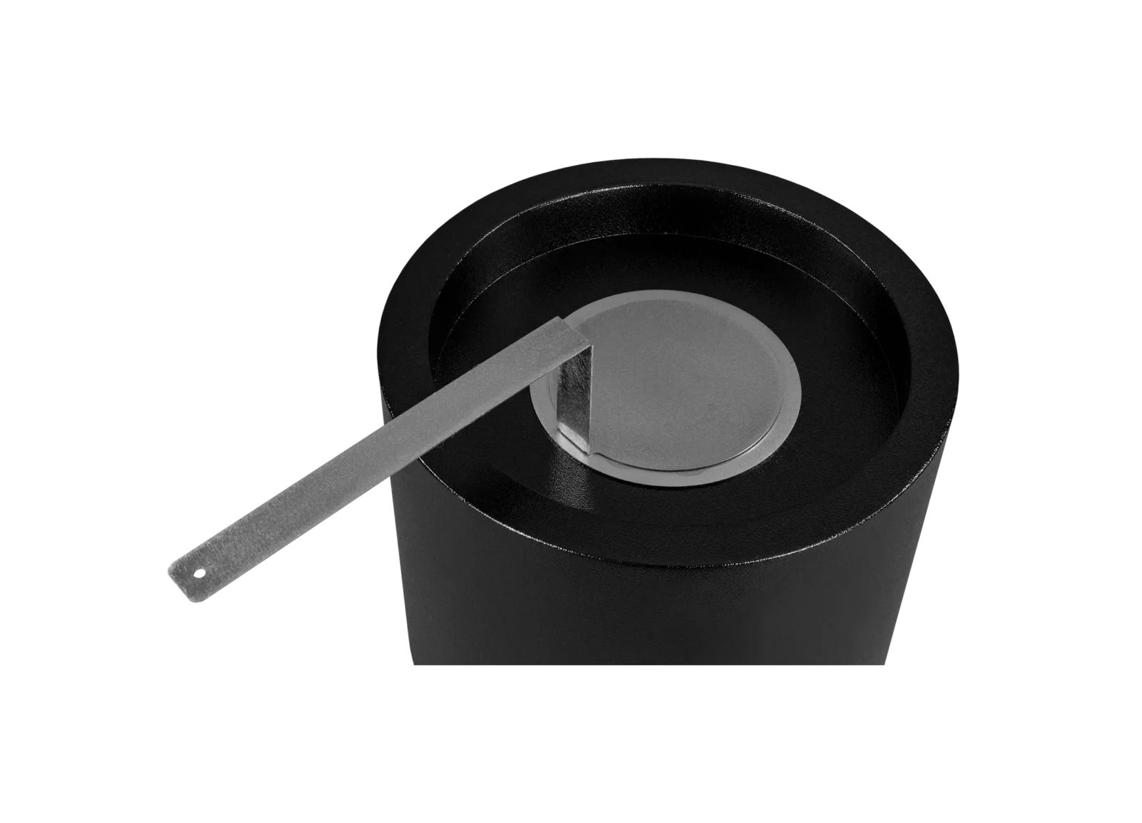 Gulvmodel - Fritstående biopejse 290 mm sort mat - Billede 4