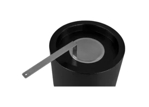 Gulvmodel - Fritstående biopejse 290 mm sort mat - Billede 4