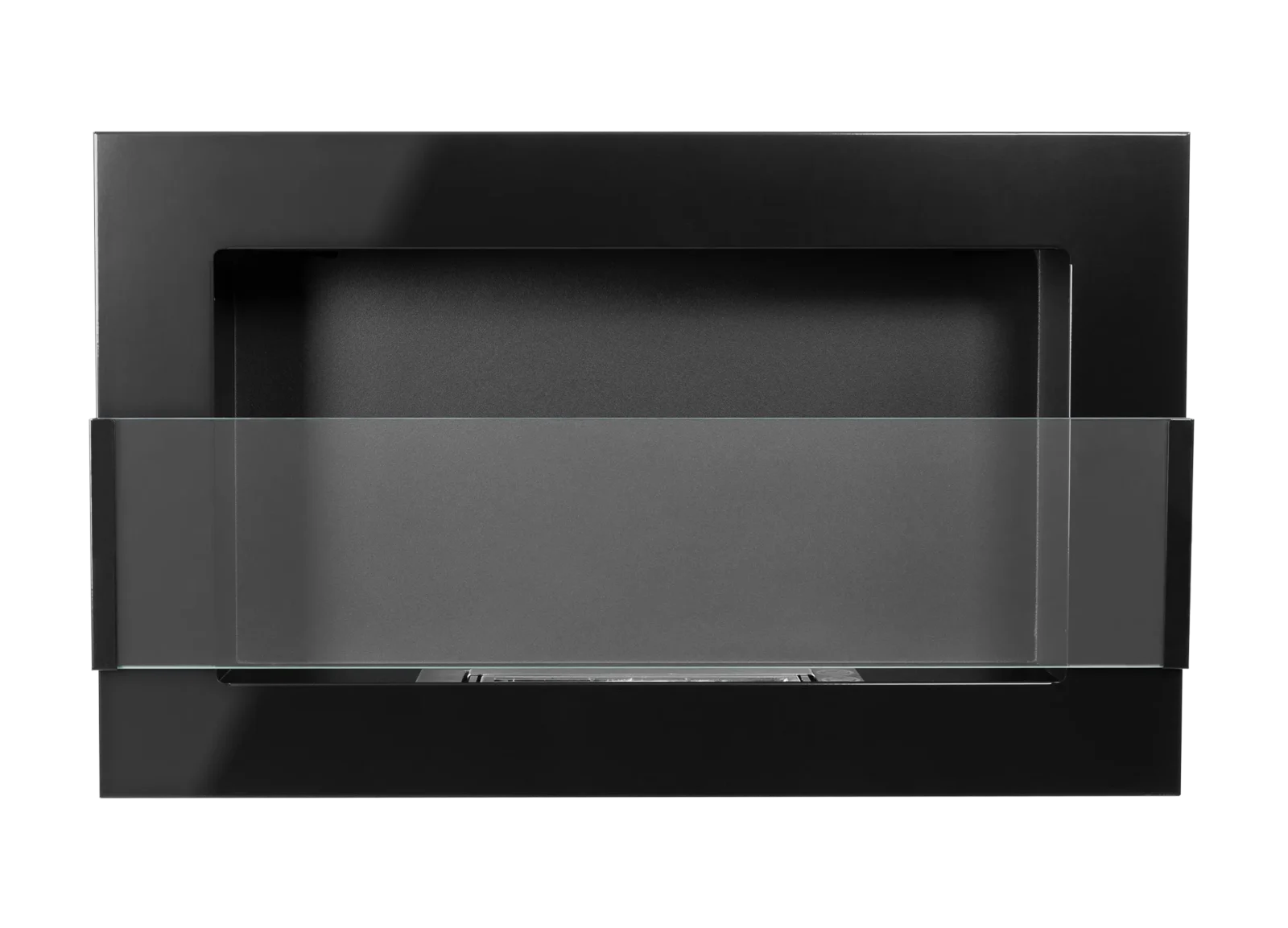 Biopejse til vægophæng 650x400x120mm med glas sort glans - Billede 9