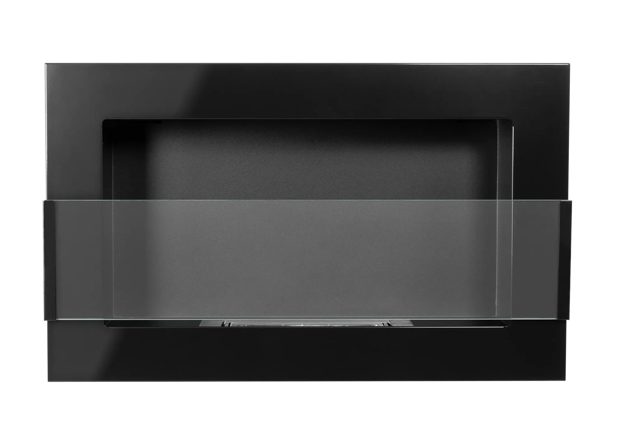 Biopejse til vægophæng 650x400x120mm med glas sort glans - Billede 9