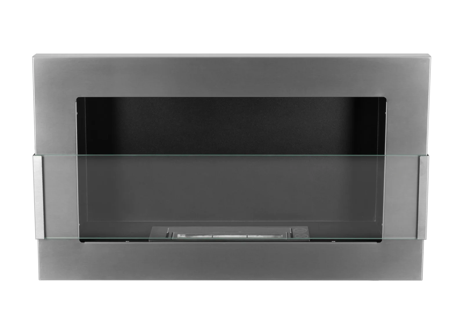 Biopejse til vægophæng 650x400x120mm Rustfri med glas - Billede 3