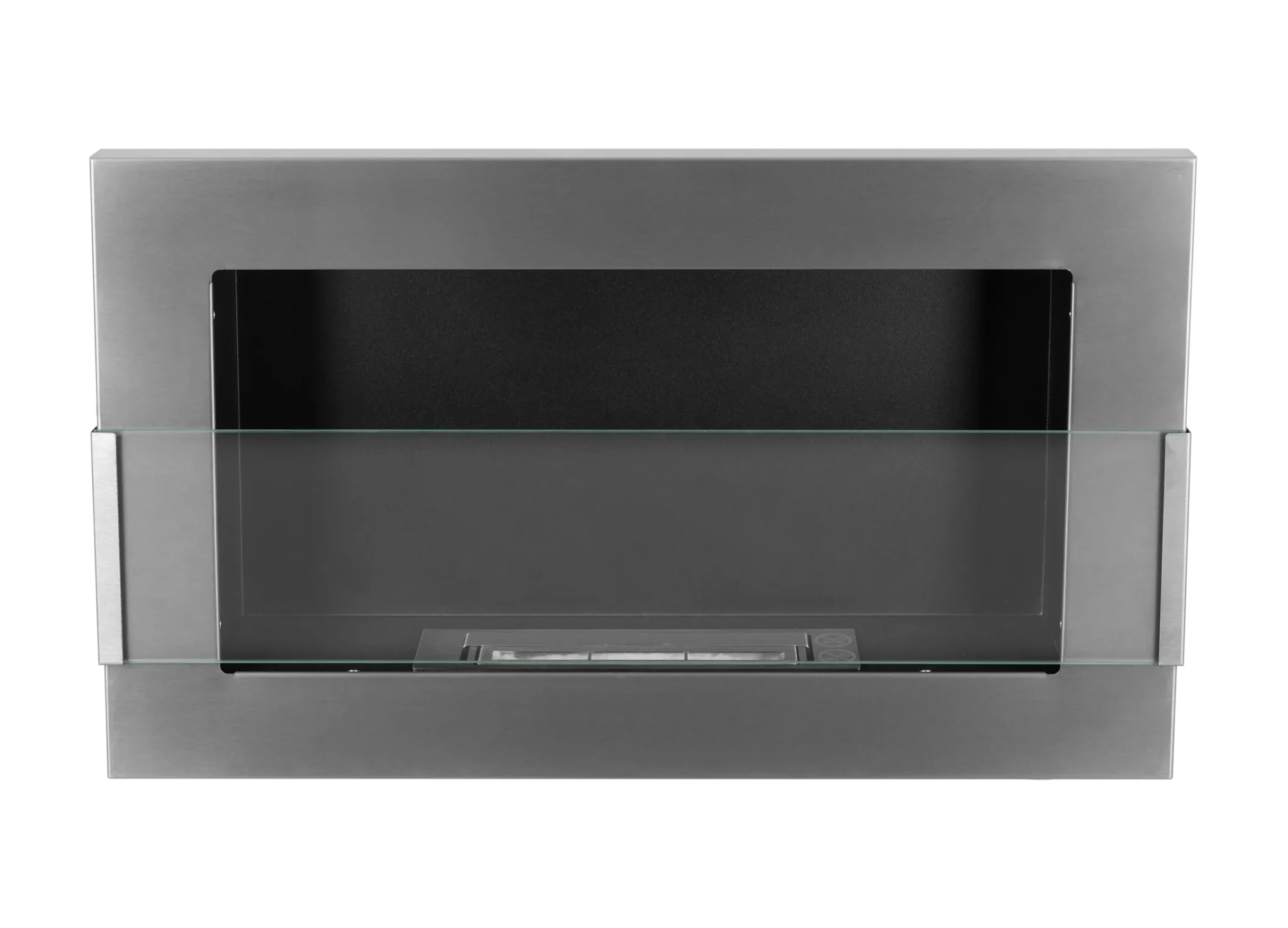 Biopejse til vægophæng 650x400x120mm Rustfri med glas - Billede 3