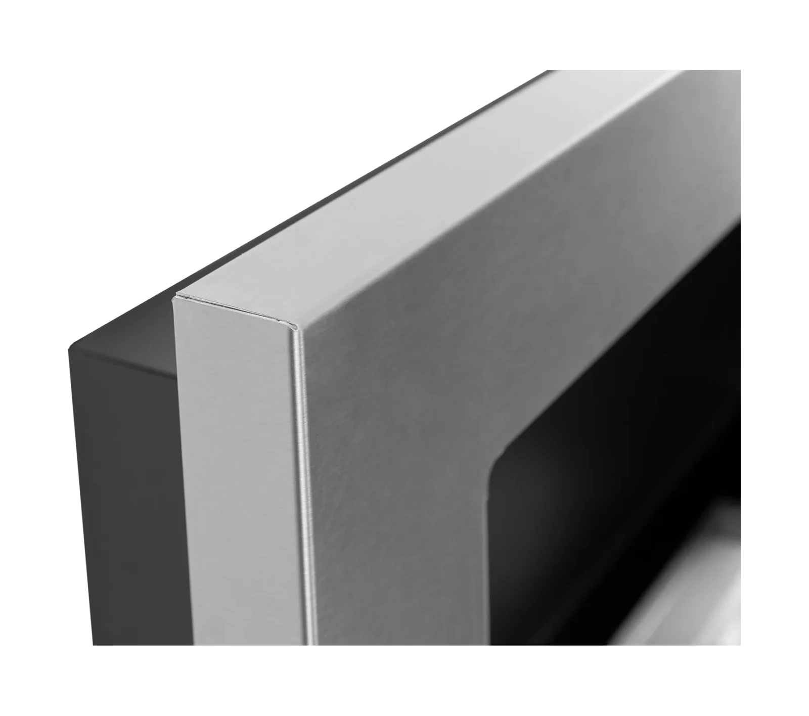Biopejse til vægophæng 650x400x120mm Rustfri med glas - Billede 4