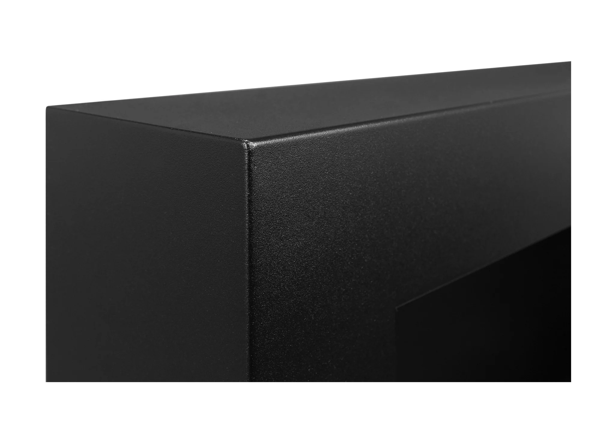 Biopejse til vægophæng 650x400x120mm BOX sort mat struktur - Billede 4