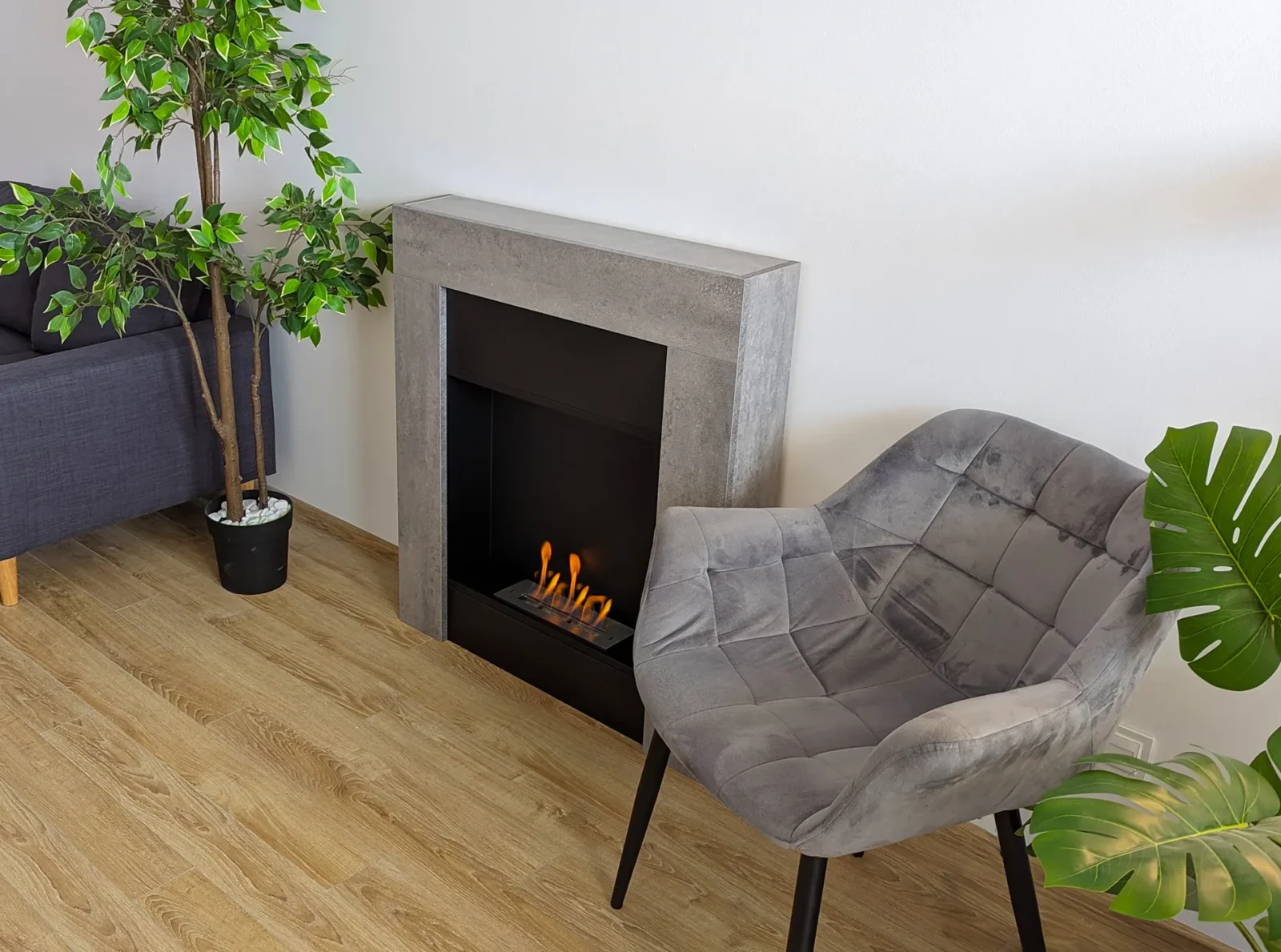 Fritstående biopejse Kamin - Billede 11