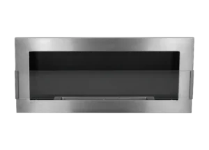Biopejse til vægophæng 900x400x120mm med glas Rustfri - Billede 3