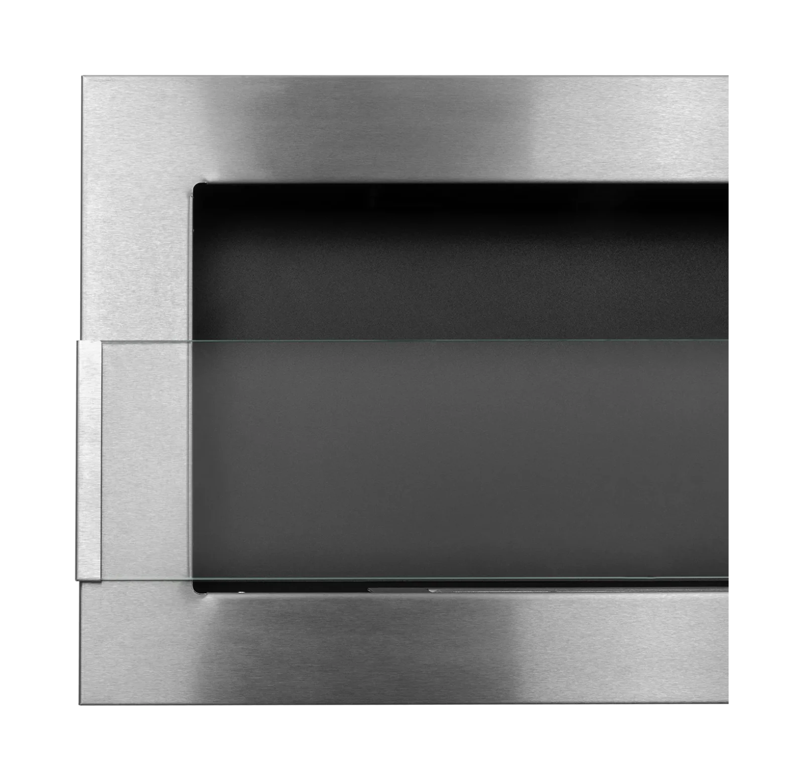 Biopejse til vægophæng 900x400x120mm med glas Rustfri - Billede 7