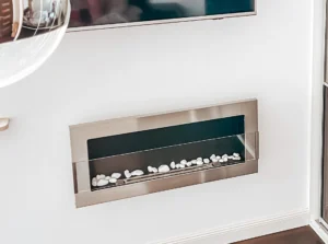 Biopejse til vægophæng 900x400x120mm med glas Rustfri - Billede 9