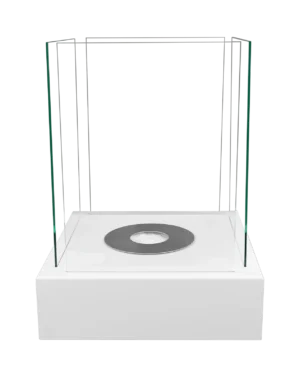 Gulvmodel - Fritstående biopejse 400x400 mm hvid mat - Billede 4