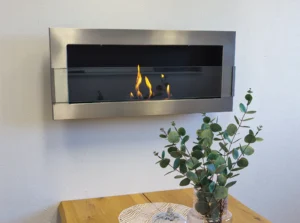 Biopejse til vægophæng 900x400x120mm med glas Rustfri - Billede 10