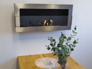 Biopejse til vægophæng 900x400x120mm med glas Rustfri - Billede 8