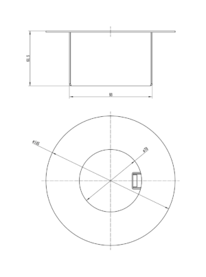 DIY Biopejs Brænder – Rund model (0,34 L) - Billede 4