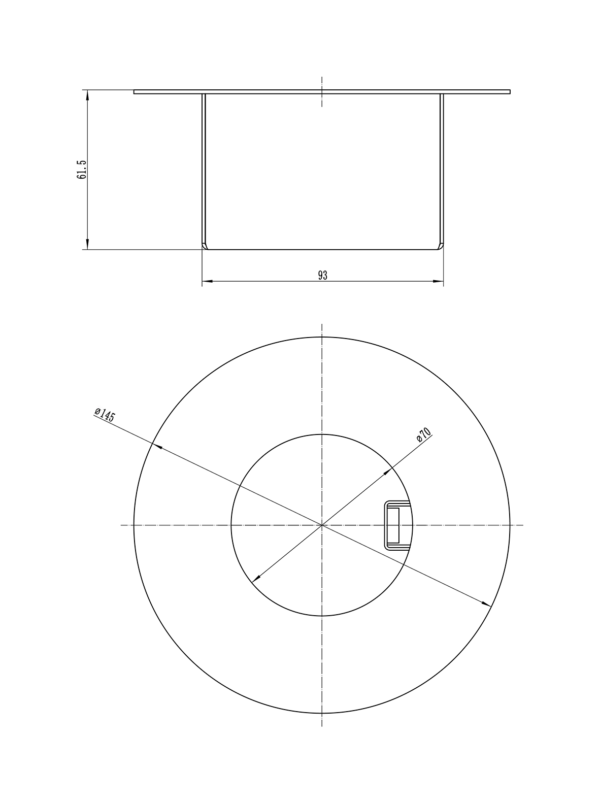 DIY Biopejs Brænder – Rund model (0,34 L) - Image 4