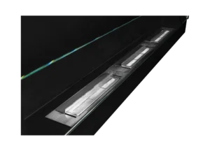 Biopejs 1200×400 sort strukturlak med glas - Billede 9