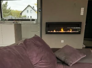Biopejs 1200×400 sort strukturlak med glas - Billede 4