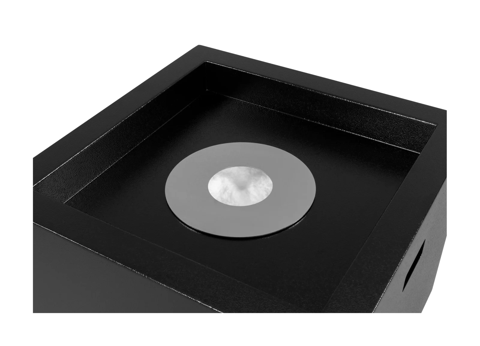 Gulvmodel – Fritstående biopejs 435 x 435 mm sort mat - Billede 5