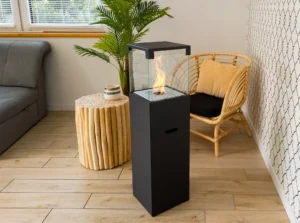 Fritstående biopejs PATIO sort mat - Billede 3