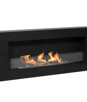 Biopejs Box format - 90x40 cm. Sort med glas